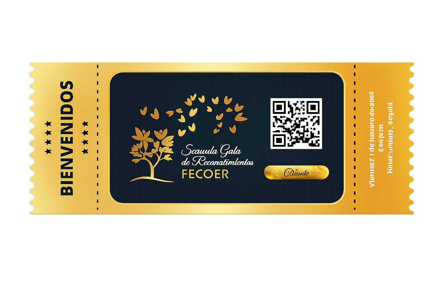 Boleto Segunda Gala de Reconocimientos FECOER